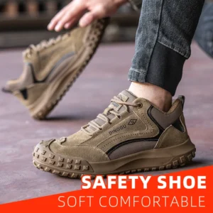 Men's Lightweight Steel Toe Indestructible Work Shoes